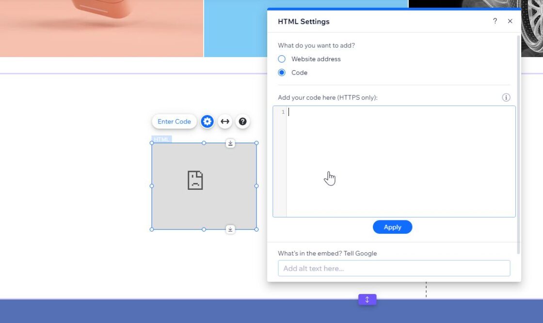How to add social media feed to Wix step 8