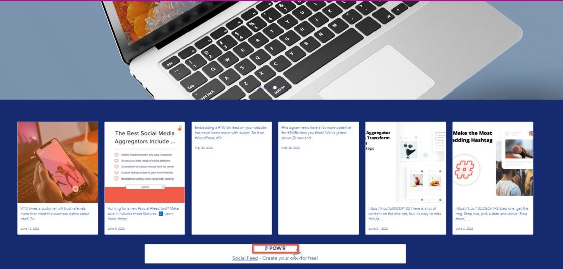 Create Wix Twitter Feed step 7