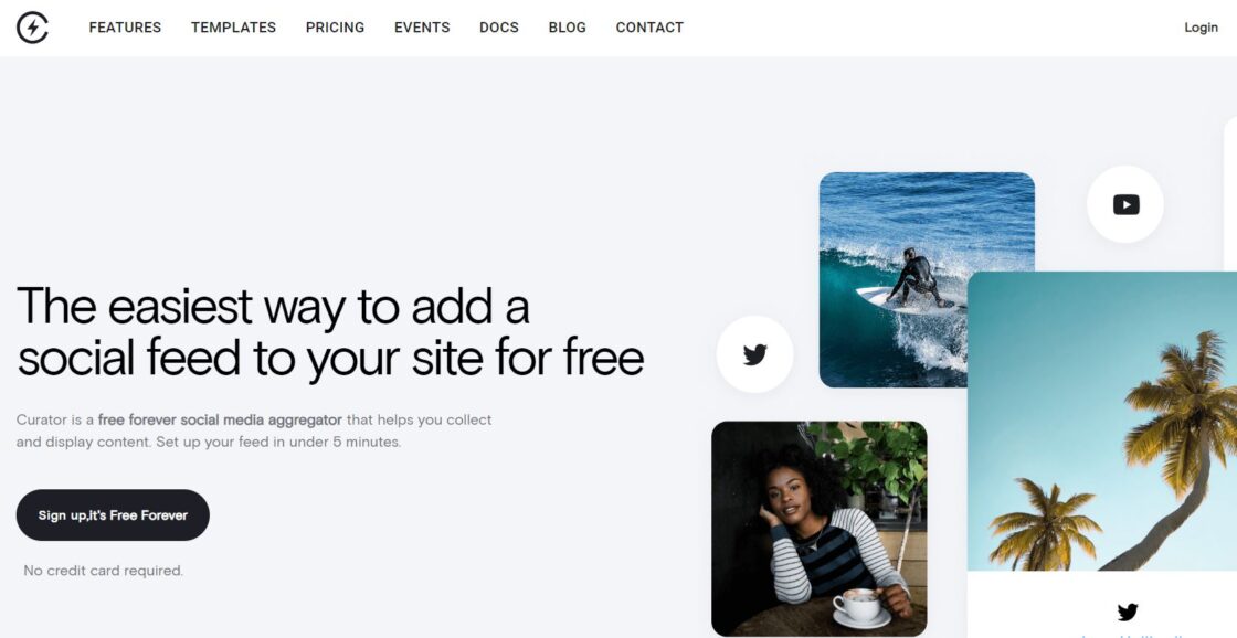 Curator.io LinkedIn aggregator for WordPress