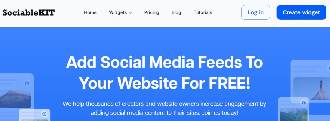 SociableKIT feed aggregator in WP for LinkedIn Posts