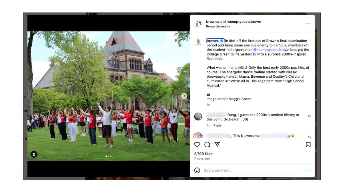college social media post ideas
