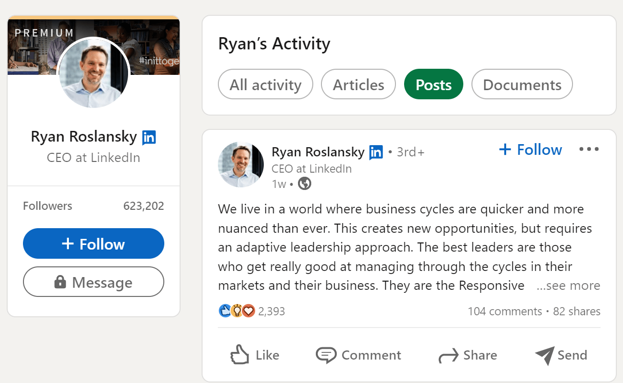 embed linkedin posts on website step 1