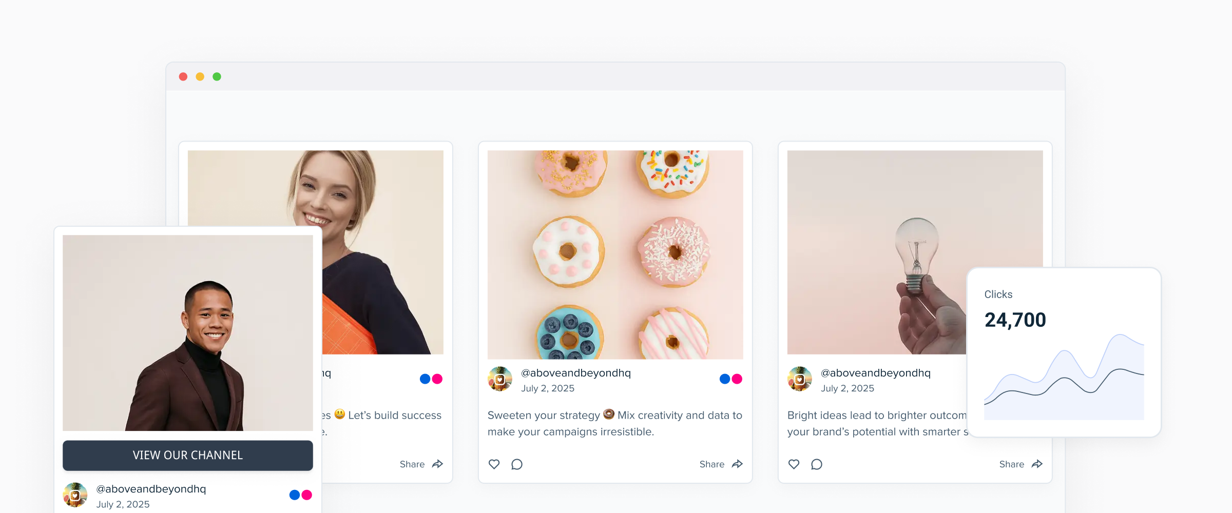 Flickr feed benefits