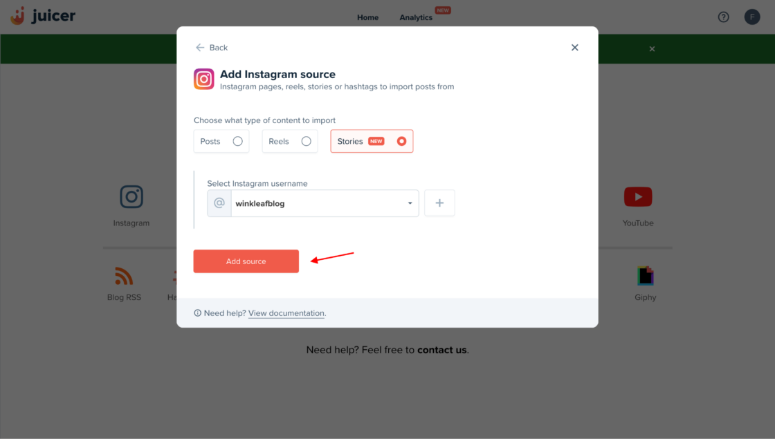 Embed Instagram Stories on Website 6.3