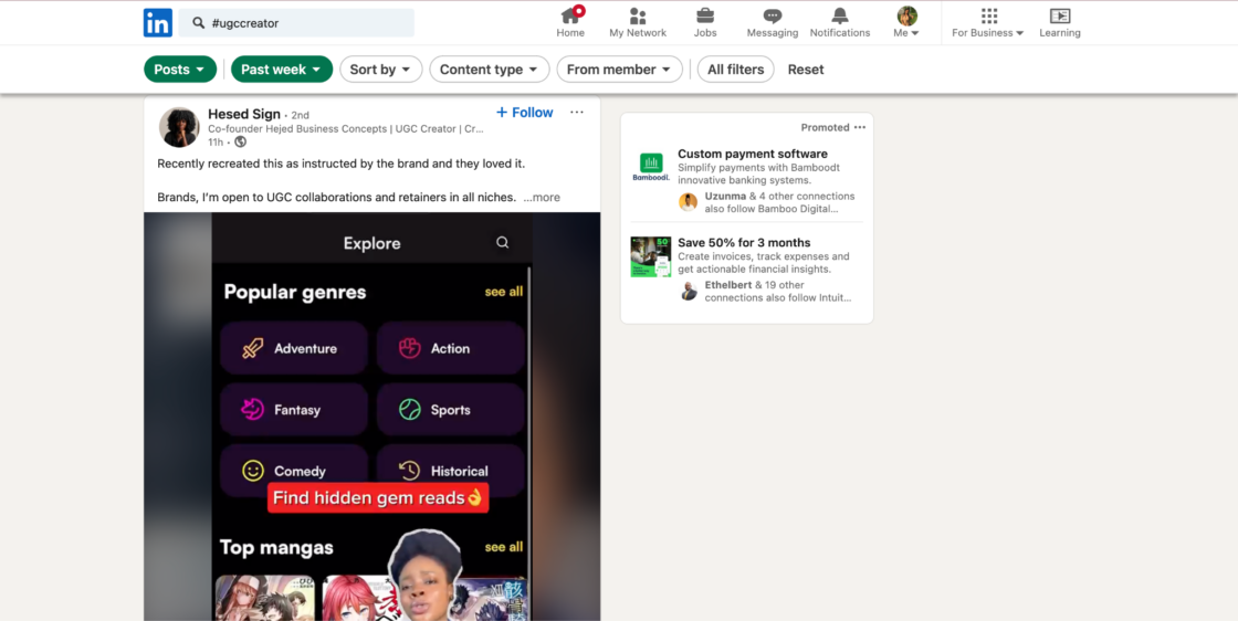 How to Find the Right Micro-Influencers on LinkedIn - Check Hashtags and Content