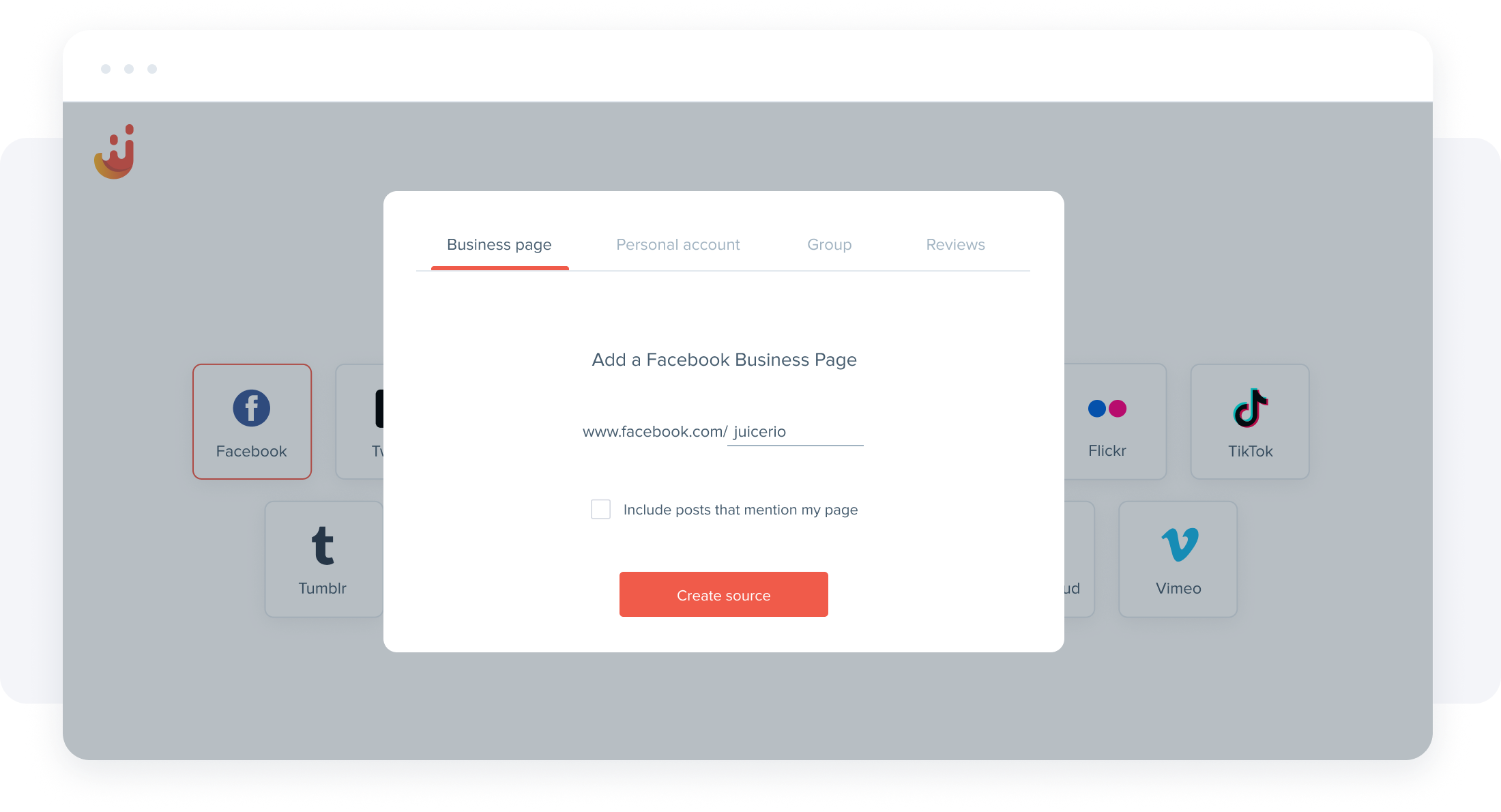 How to Set-Up a Facebook Aggregator and Embed Feed step 4