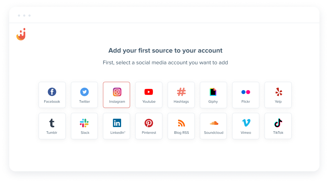 Setup Instagram Aggregator Step 2