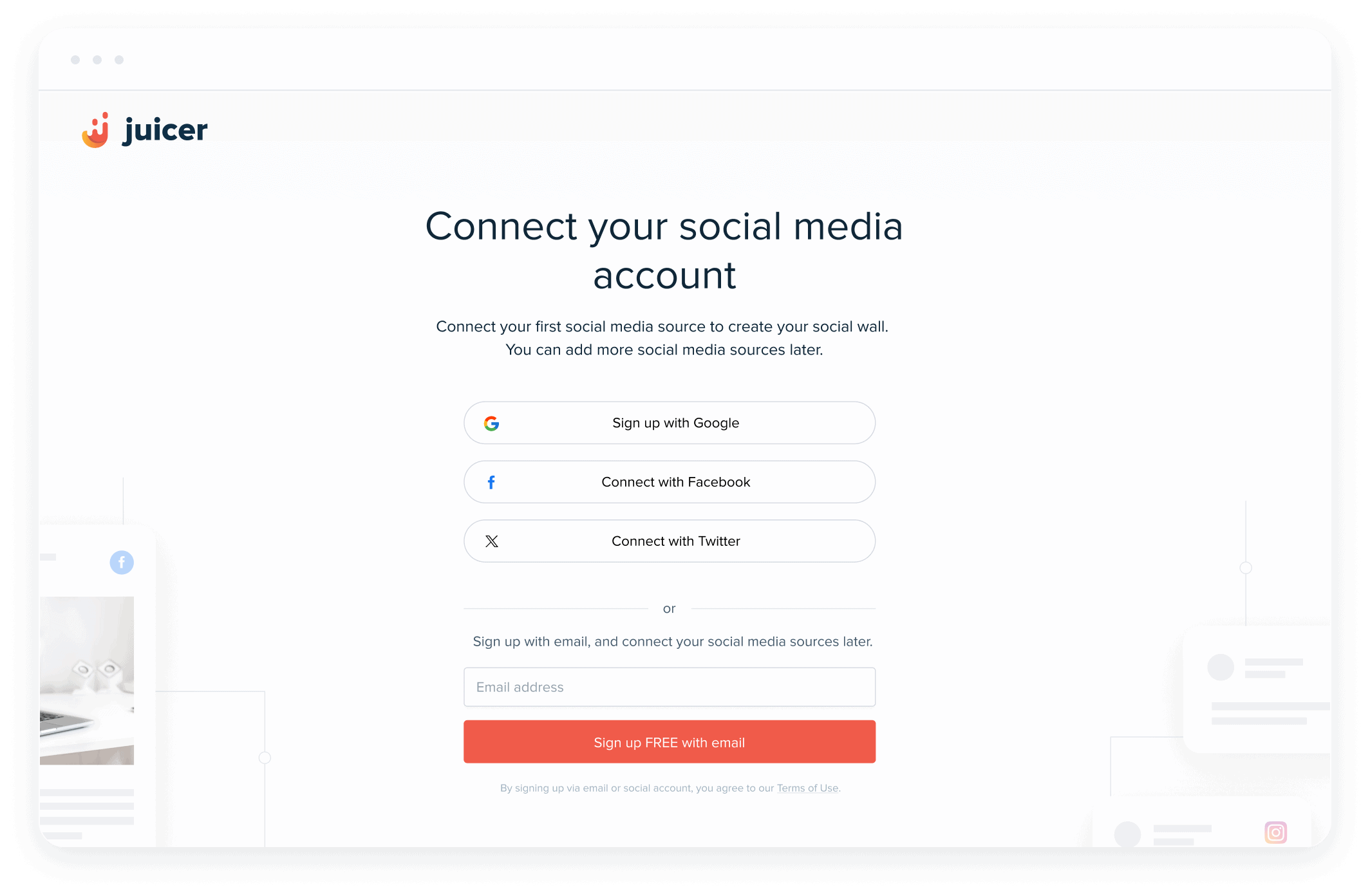Setup Instagram Aggregator Step 1