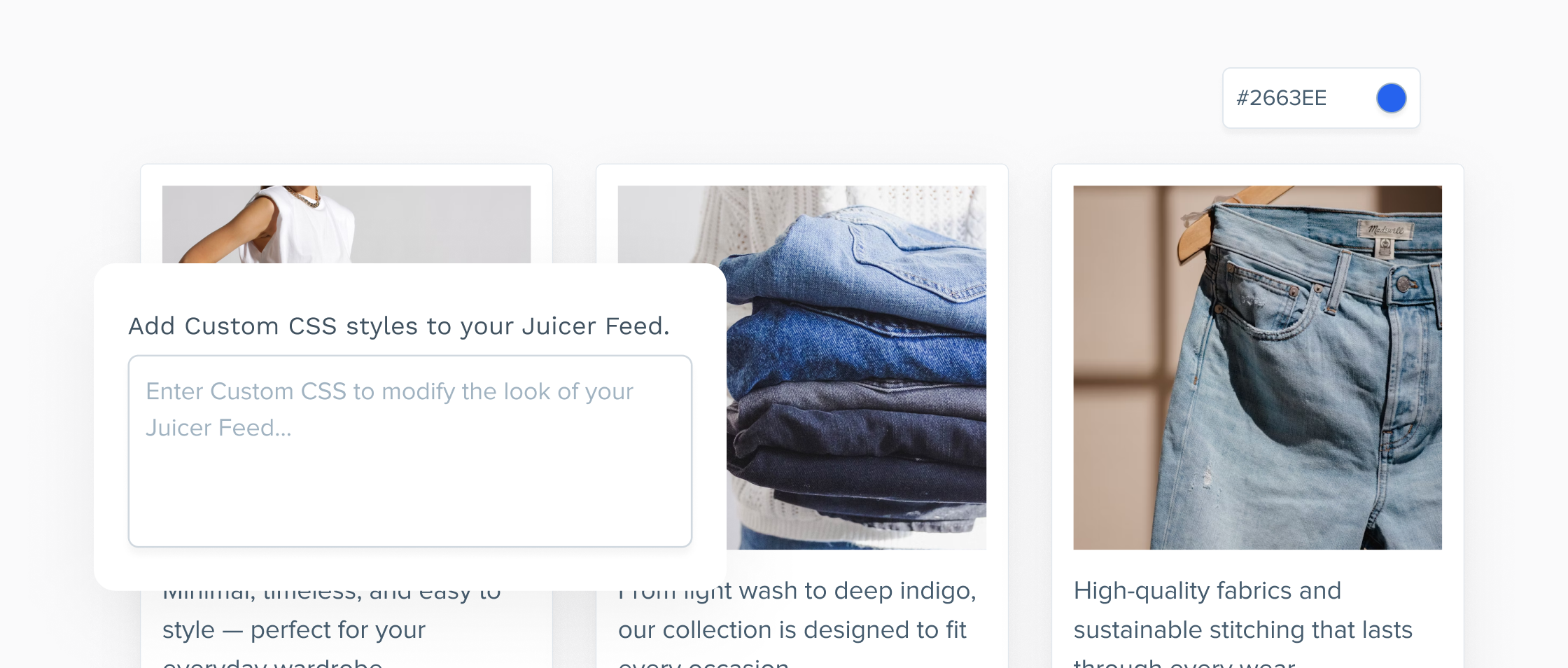 Why use Custom CSS for your social media feed?