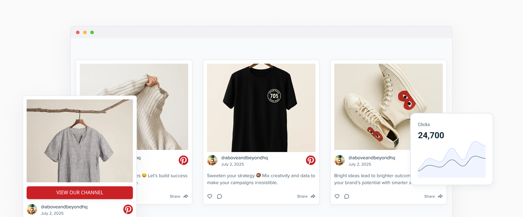 Pinterest feed benefits