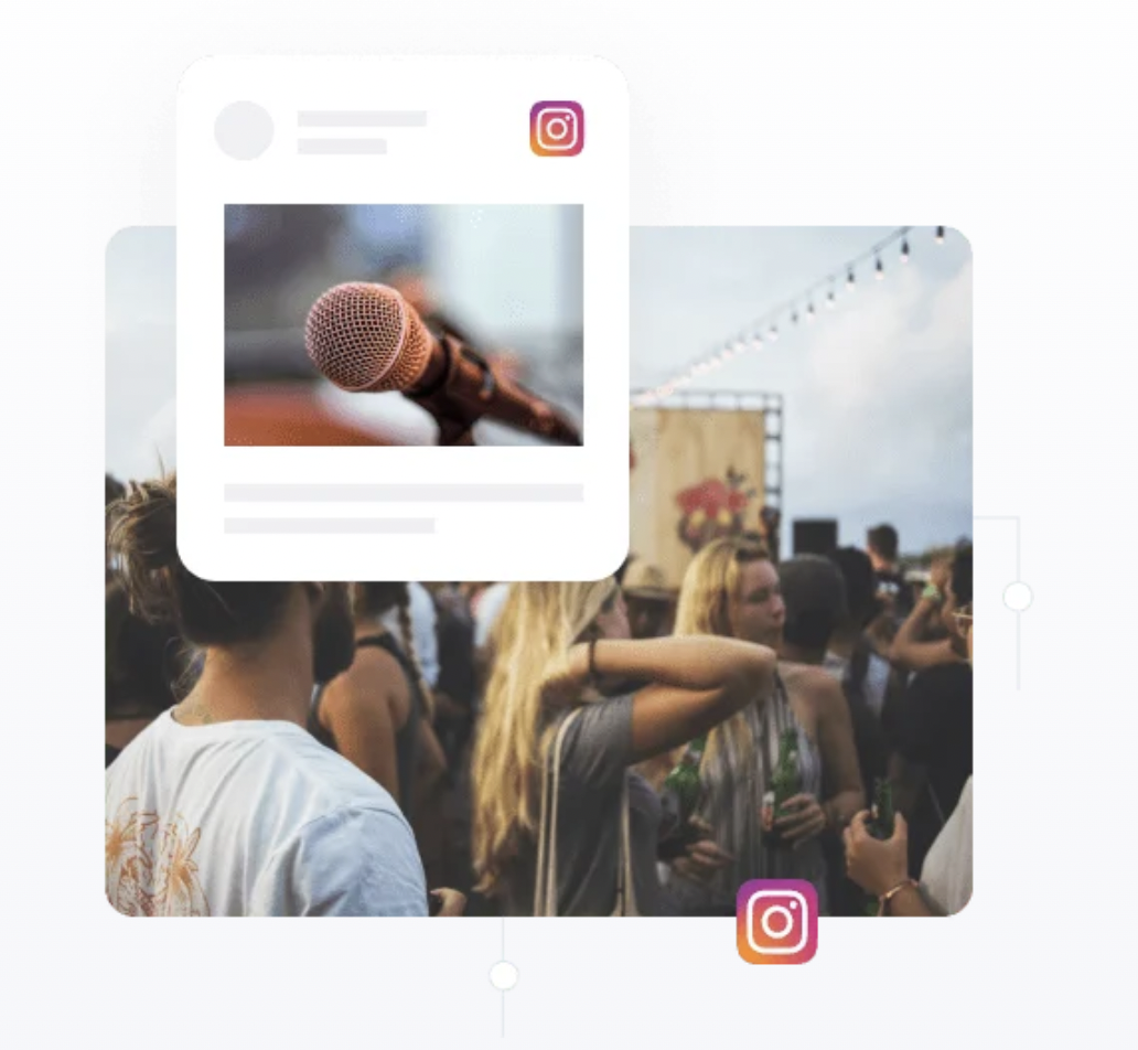 live event social wall