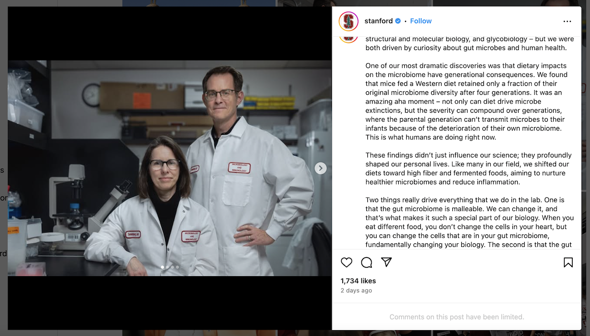 college social media post ideas research