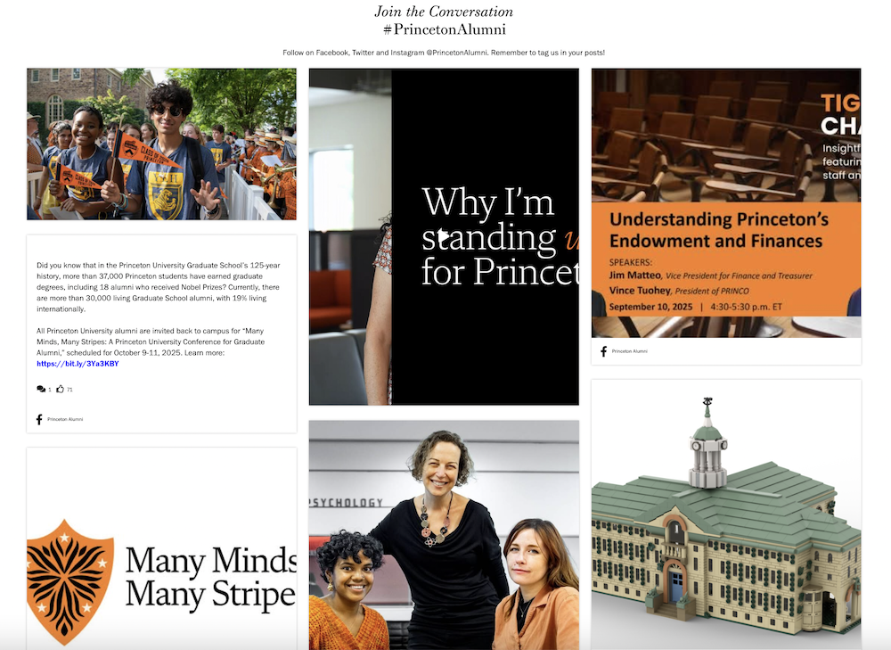 Princeton Social Wall