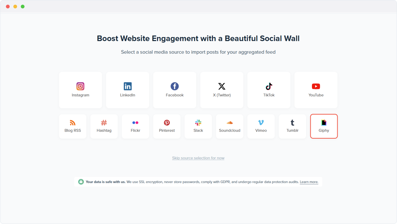 Setup Juicer feed step 2