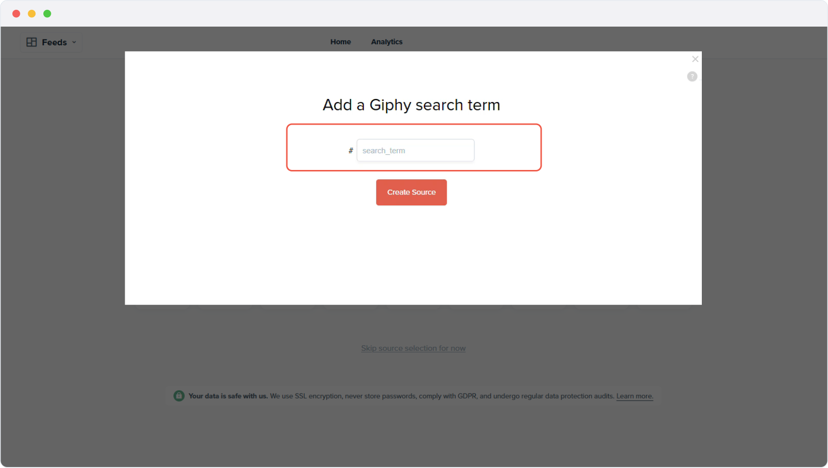Setup Juicer feed step 3