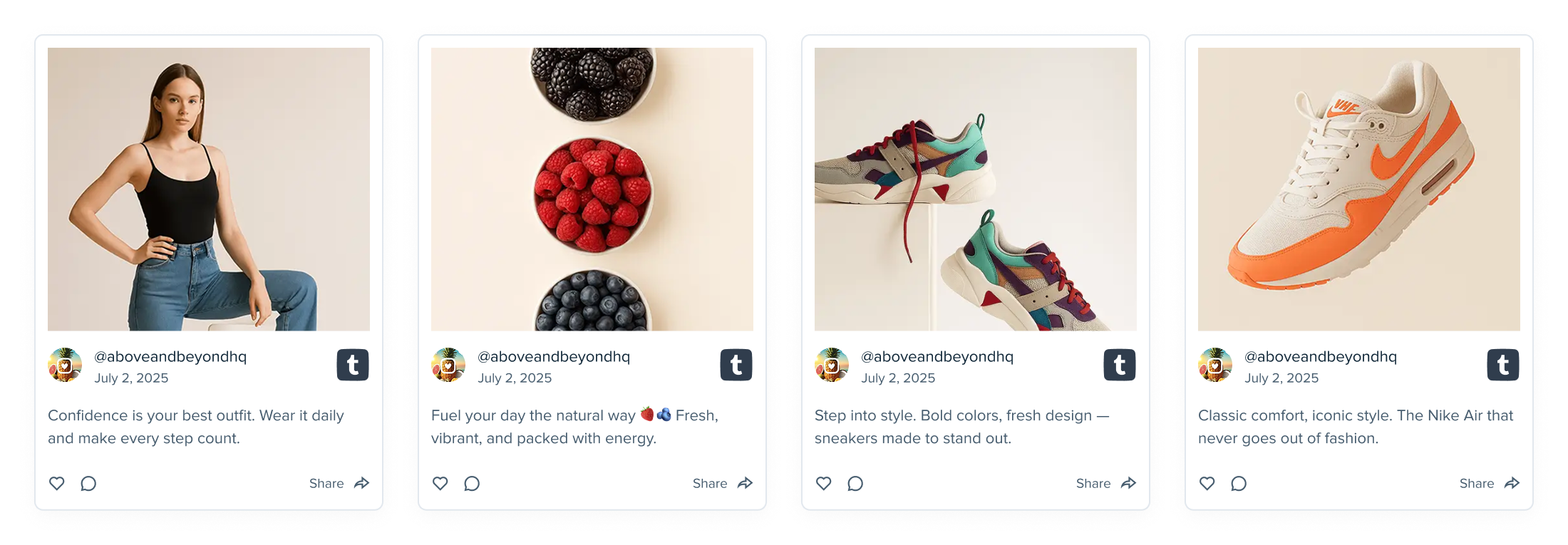 Tumblr aggregator for your social wall​