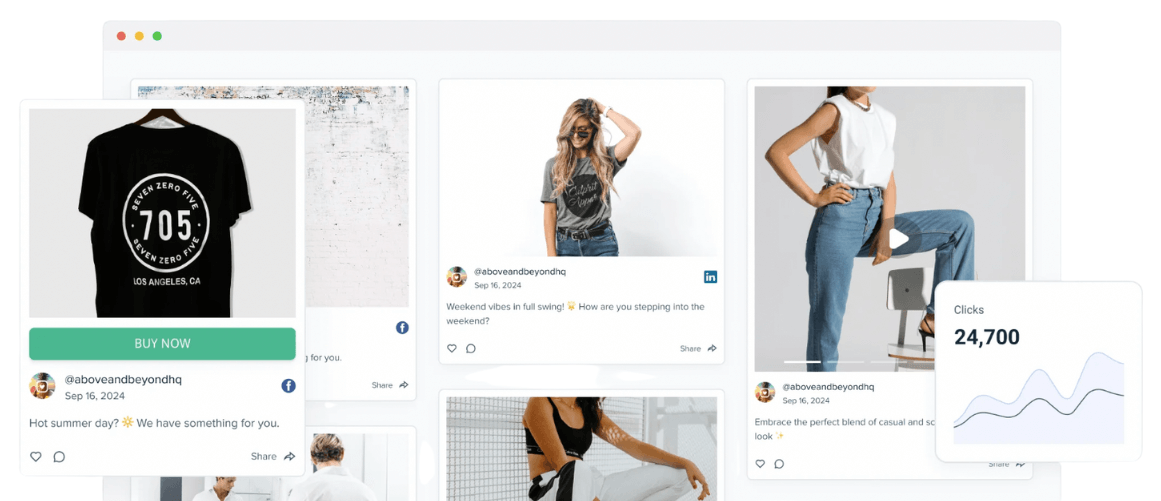 ecommerce social wall