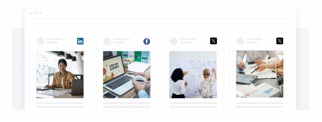Merge Social Media and Dynamic Content